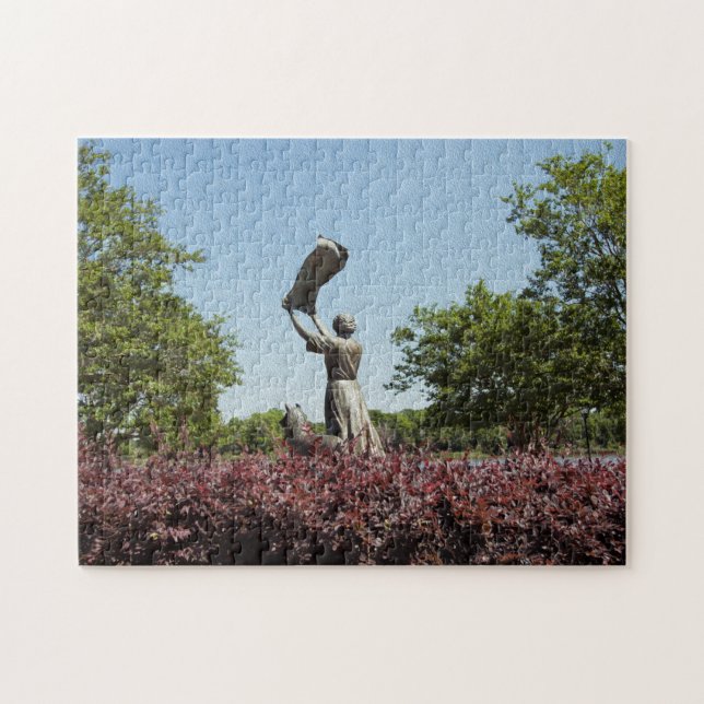 Savannahs Wave Girl Florence Martus Puzzle Pussel (Horisontell)