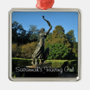 Savannahs Wave Girl Julgransprydnad Metall