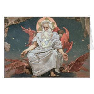 Savaoph gud fadern, 1885-96 hälsningskort