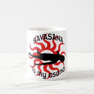savasana kaffemugg