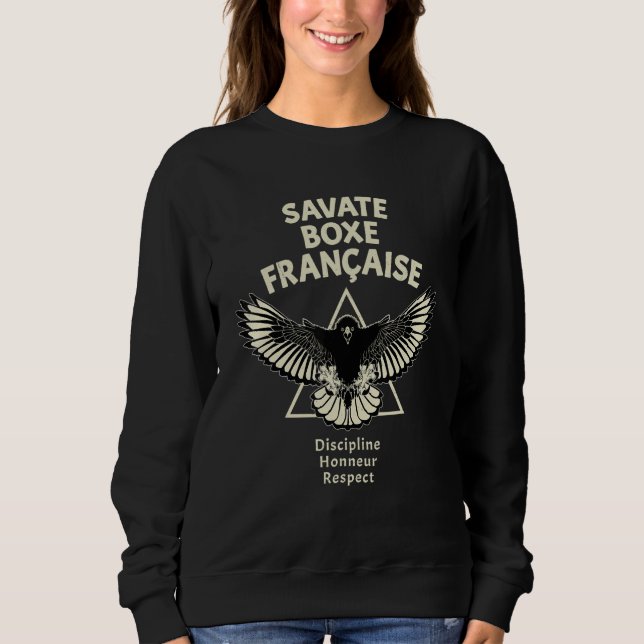 Savate French Kickboxing Eagle T Shirt (Framsida)