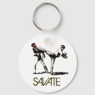 SAVATE-intryck Nyckelring