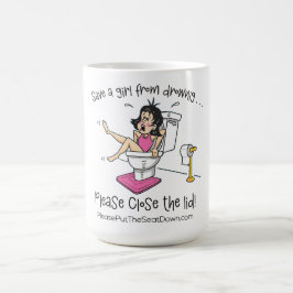 Save A Girl From Drowning Mug Kaffemugg