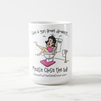 Save A Girl From Drowning Mug Kaffemugg