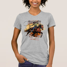 Save A Horse; Ride A Cowboy | Women Slim Fit T Shirt