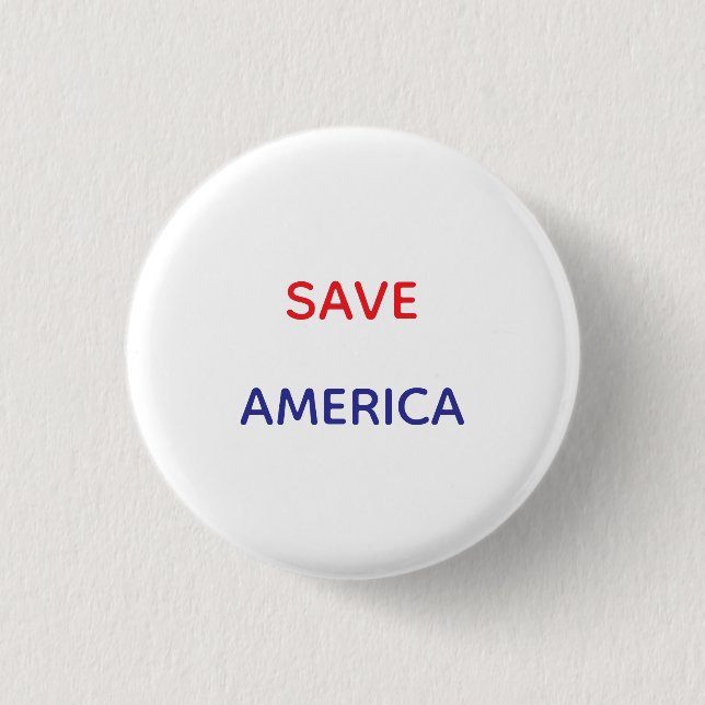 SAVE AMERICA SMALL ROUND buttons Knapp (Framsida)