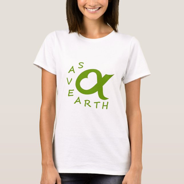save earth planète tee (Framsida)