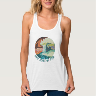 Save Hamilton Pool Tank Top Linne Med Racerback