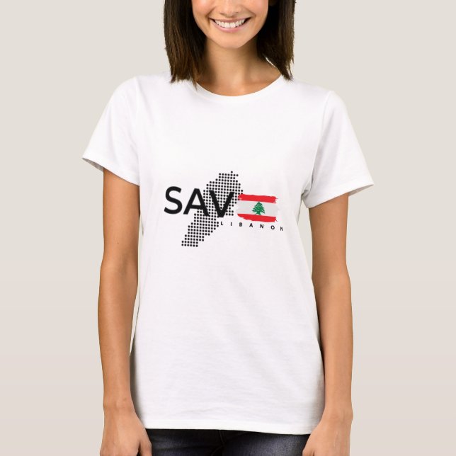 Save Libanon T-Shirt (Framsida)