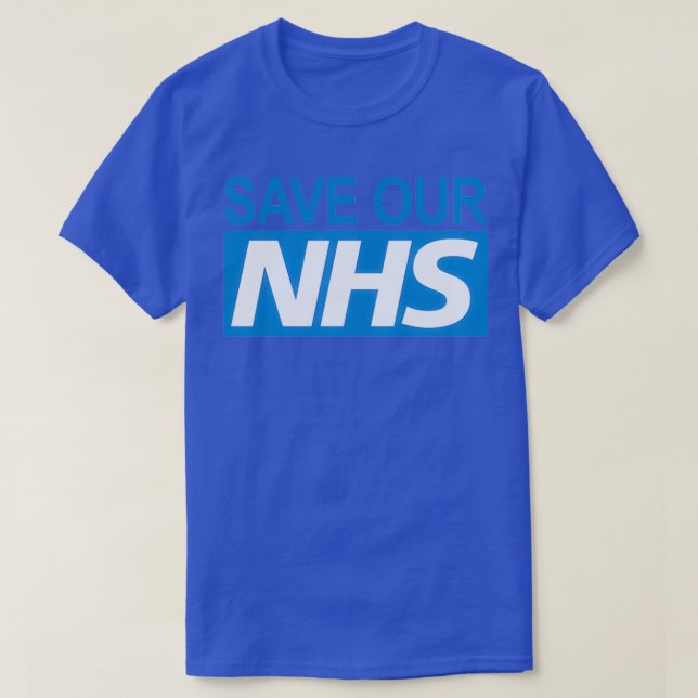 Save our NHS T Shirt (Design framsida)