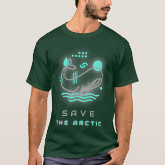 Save The Arctic Whale T Shirt