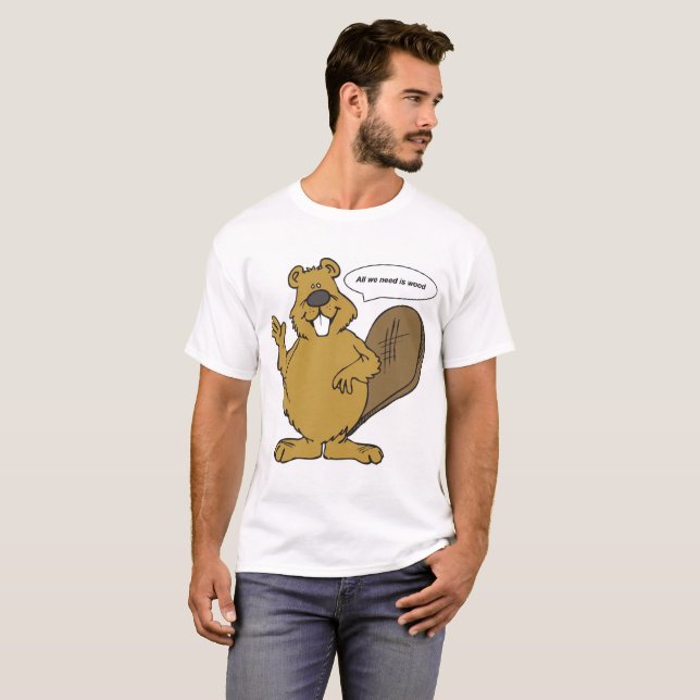 save the beaver tee shirt (Hel framsida)