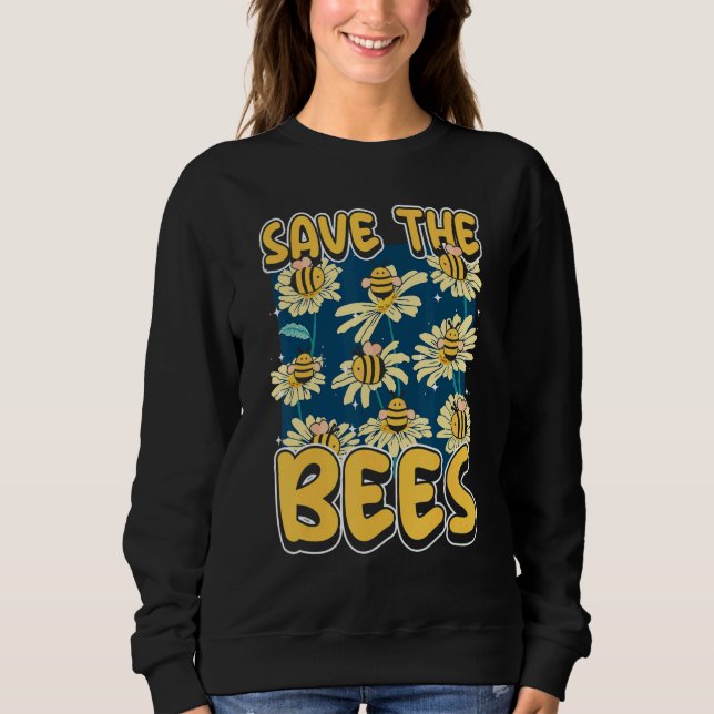 Save the bees Beekeeper cute honey bee costume 9 T Shirt (Framsida)