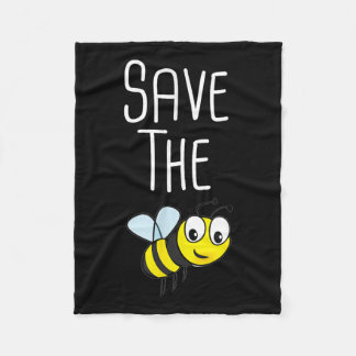 Save The Bees - Environmental Protection Bee Beeke Fleecefilt