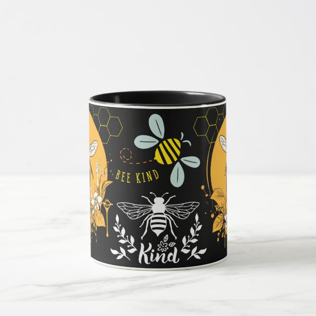 Save the Bees Inspirational Bee Honey Lover Gift  Mugg (Center)