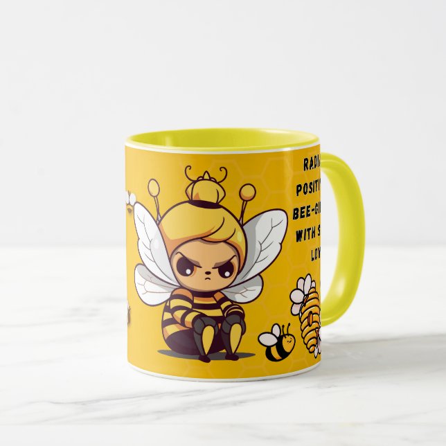 Save the Bees Inspirational Bee Honey Lover Gift  Mugg (Framsida höger)