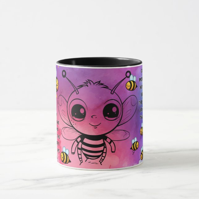 Save the Bees Inspirational Bee Honey Lover Gift  Mugg (Center)
