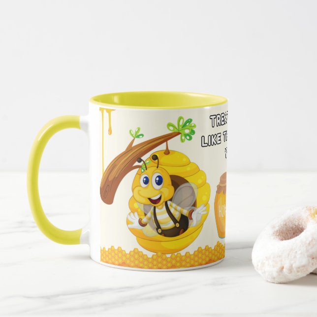 Save the Bees Inspirational Bee Honey Lover Gift  Mugg (Med munk)