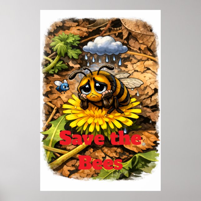 Save the Bees Poster (Framsidan)