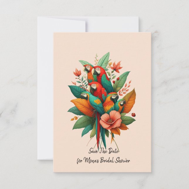 Save the Date Bridal Shower Inbjudningar (Framsida)