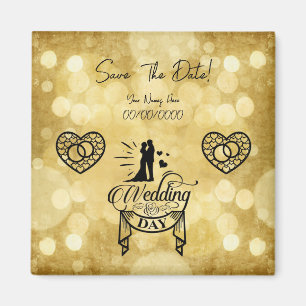 Save The Date! Bröllop Magnet