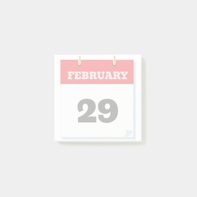 Save The Date Calendar Illustration Post-it Block (Framsida)