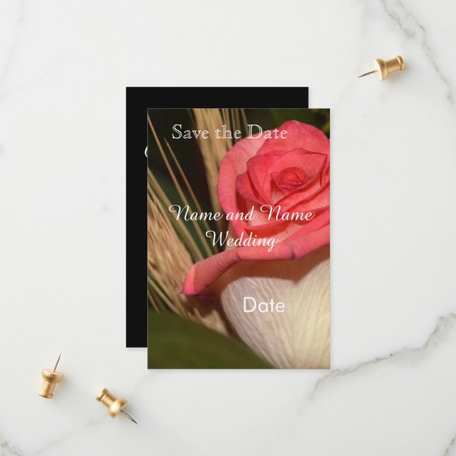 Save the date card spara datumet (Fram/Back In Situ)