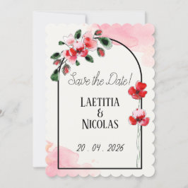 Save the date "Coquelicots" Spara Datumet