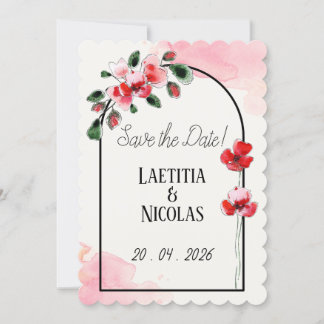 Save the date "Coquelicots" Spara Datumet