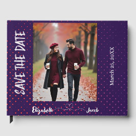 Save the Date Couple Photo | Personalized Wedding Gästböcker
