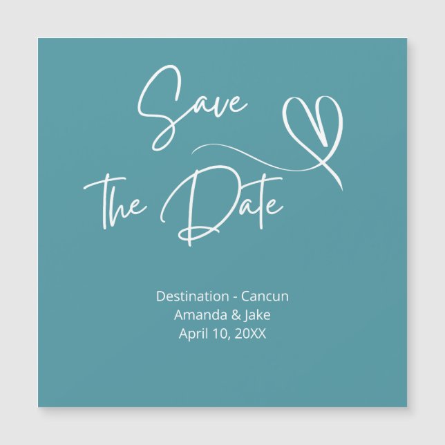 Save the Date Destination Wedding (Framsida)