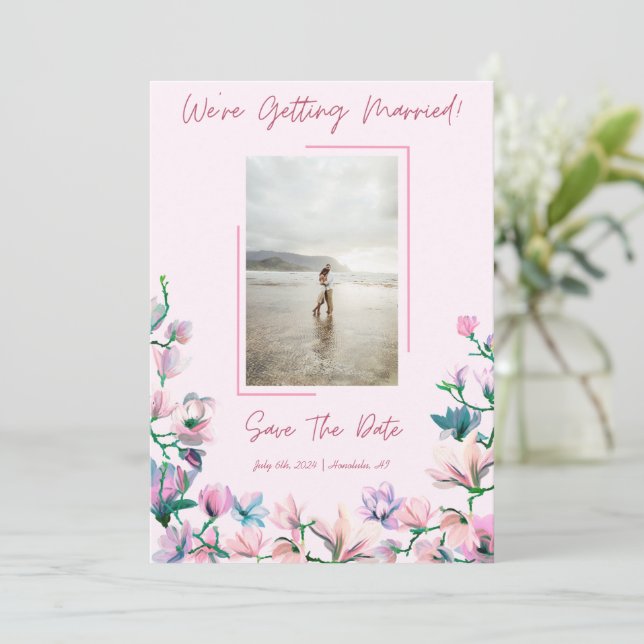 Save The Date Inbjudningar (Stående Fram)