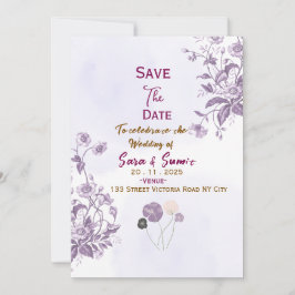 Save the Date Invitations  Inbjudningar