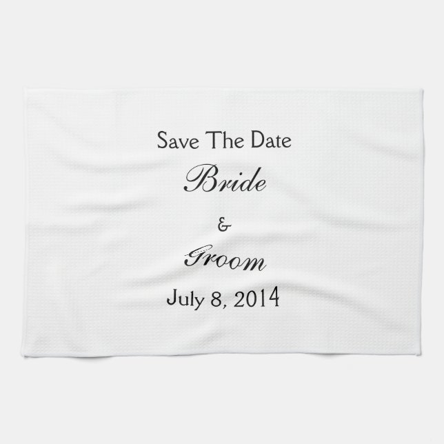 Save The Date Kökshandduk (Horisontell)