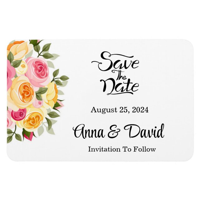 Save The Date Magnet (Horisontell)