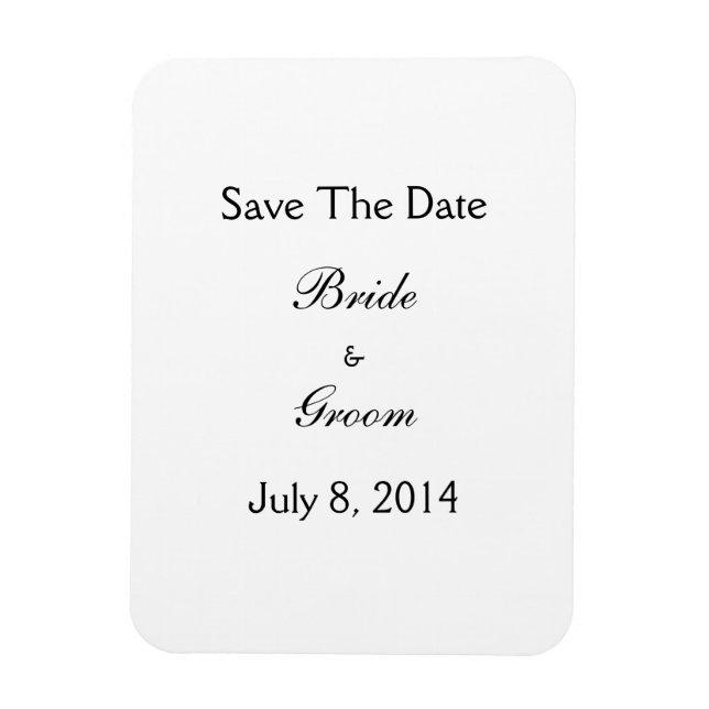 Save The Date Magnet (Vertikal)