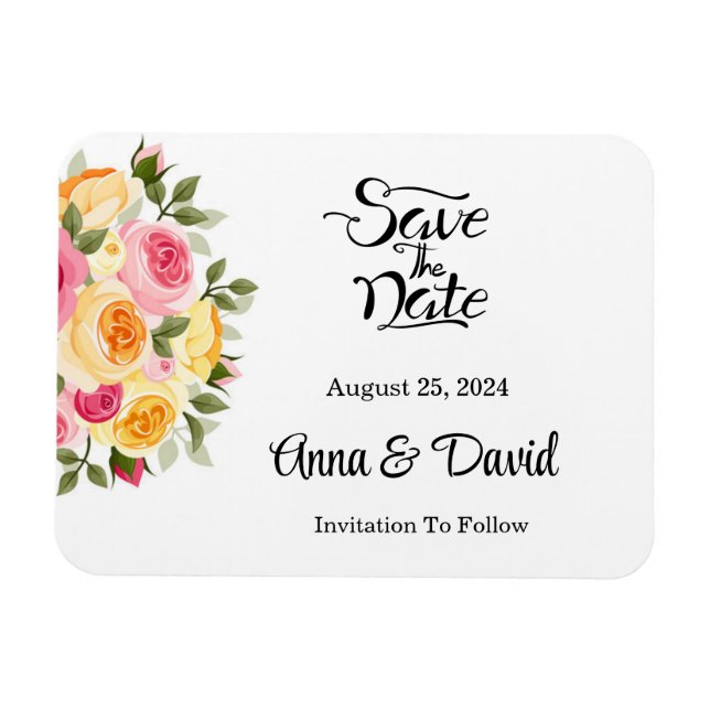 Save The Date Magnet (Horisontell)