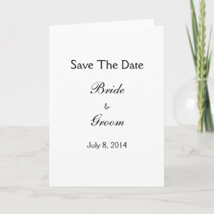 Save The Date Meddelande