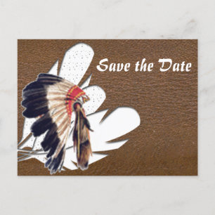 Save The Date Meddelande Vykort