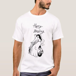 Save The Date Modern Minimal Wedding Design T Shirt