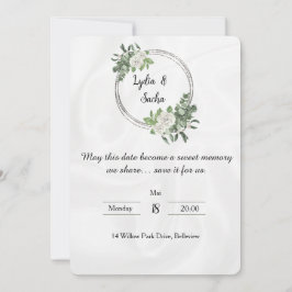 Save the Date – Sweet Memory Invitation Inbjudningar