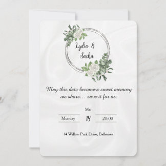 Save the Date – Sweet Memory Invitation Inbjudningar