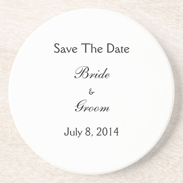 Save The Date Underlägg (Framsidan)