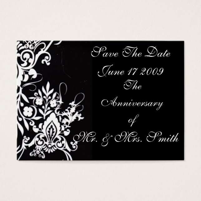 Save The Date Visitkort (Framsidan)