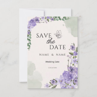 Save the Date Wedding Card Spara Datumet