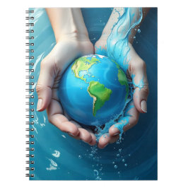“Save the Earth Water Planet Notebook  Anteckningsbok