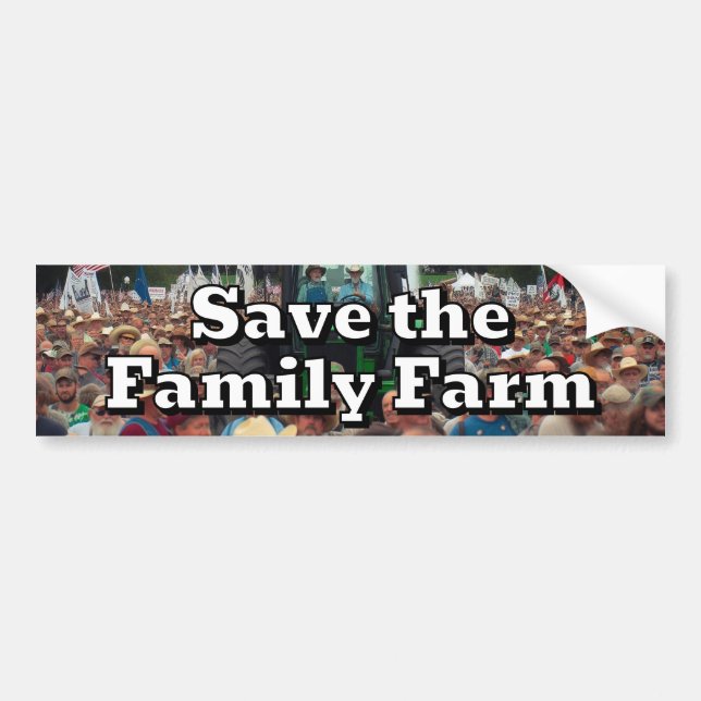 Save the Family Farm Bildekal (Framsidan)