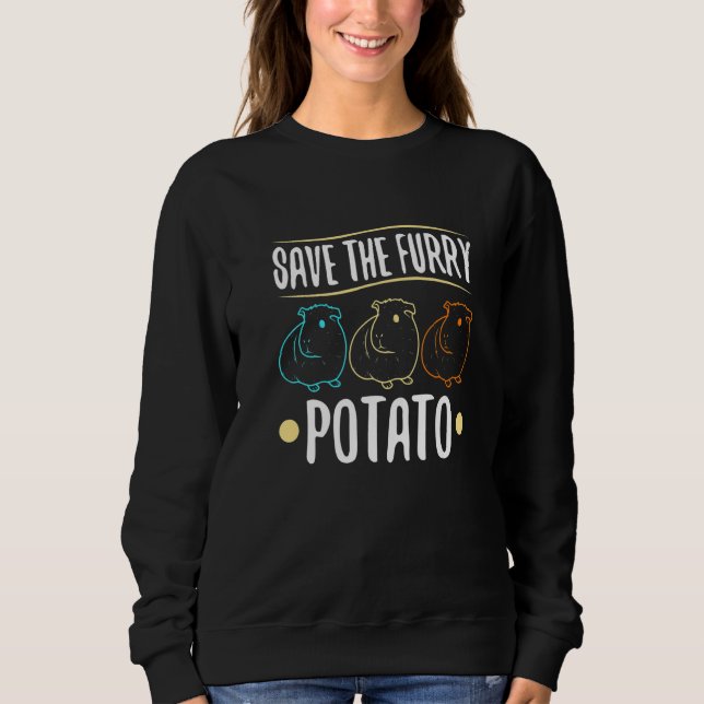 Save The Furry Potato   T Shirt (Framsida)