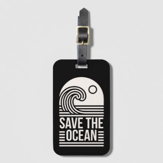  Save the ocean protection conservation volunteer Bagagebricka
