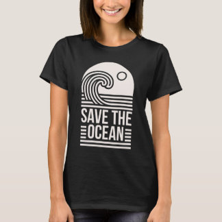 Save the ocean protection conservation volunteer t shirt